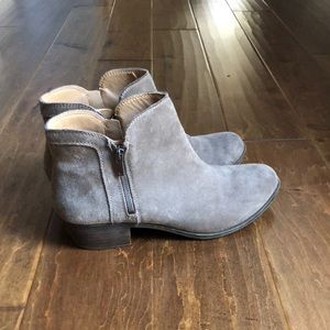Lucky Brand suede ankle bootie